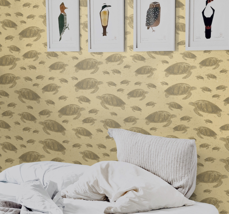 Sea turtle Animal Wallpaper - TenStickers