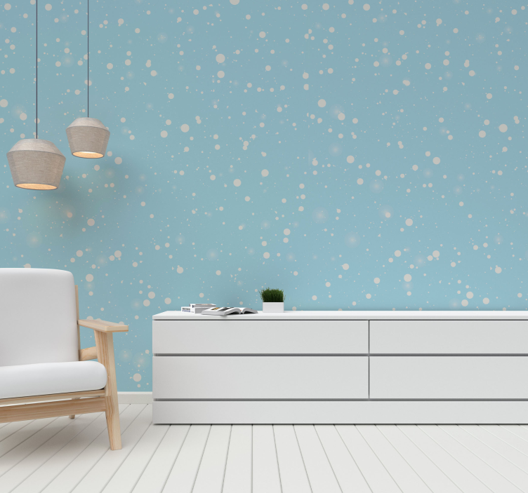 Speckled Pattern polka dots wallpaper - TenStickers