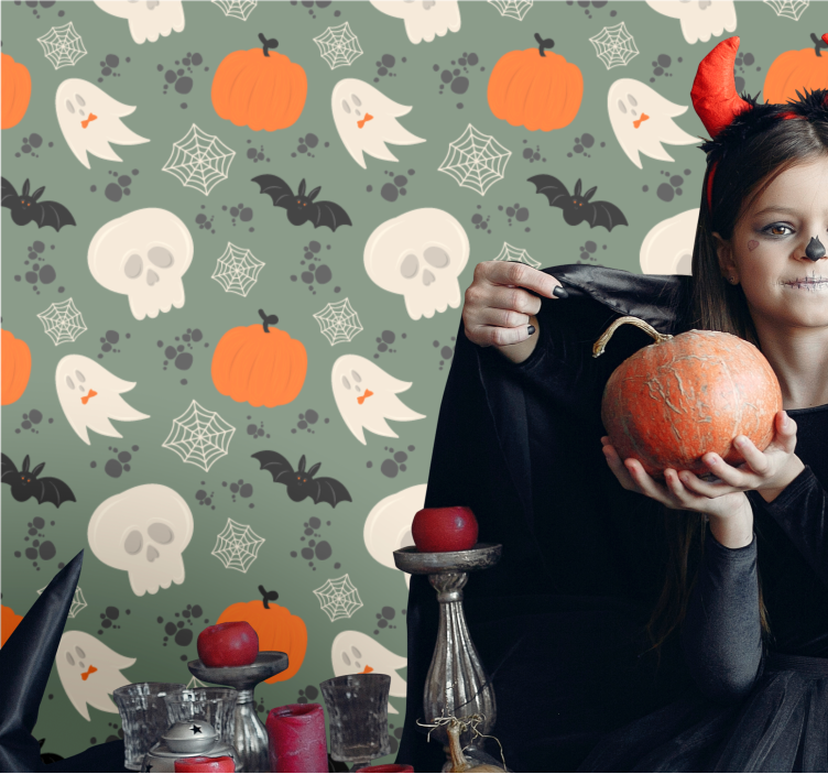 Spooky Halloween halloween wallpaper - TenStickers