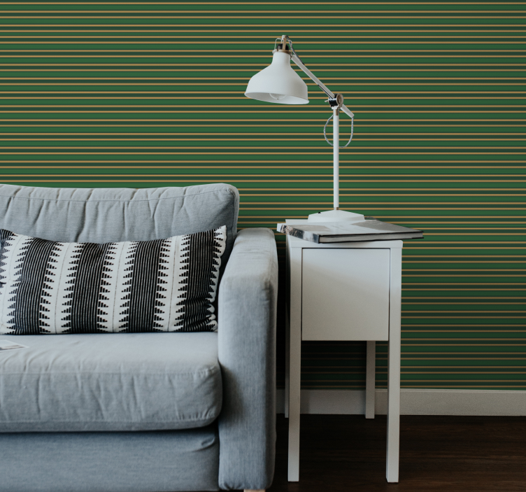 Striped Simplicity striped wallpaper - TenStickers