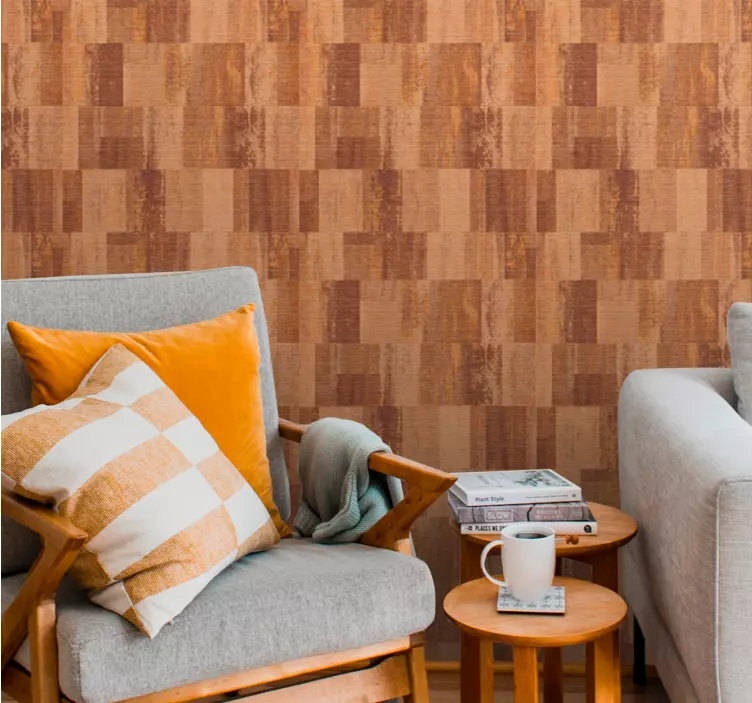 Textured Brown Surface marble wallpaper - TenStickers