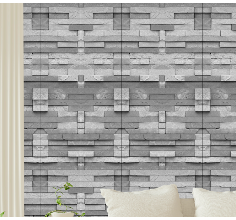 Textured Stone Pattern stone wallpaper - TenStickers