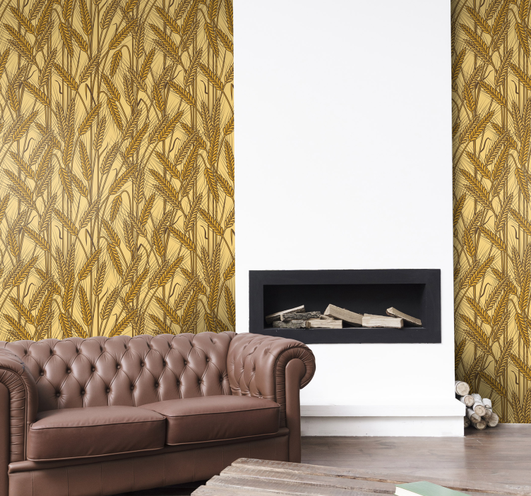 Wheat standard nature wallpaper - TenStickers