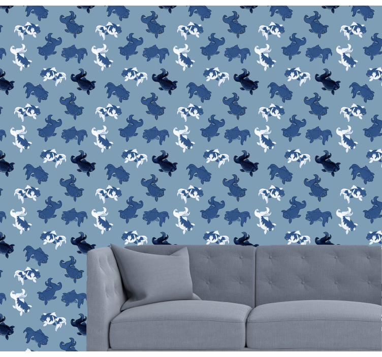 Whimsical Canines dogs wallpaper - TenStickers