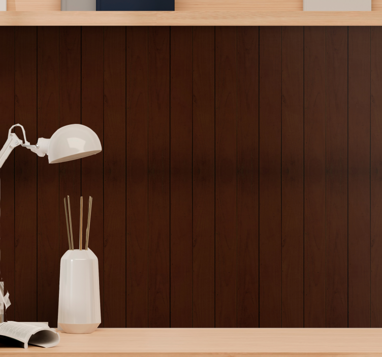 Wood Paneling wood wallpaper - TenStickers