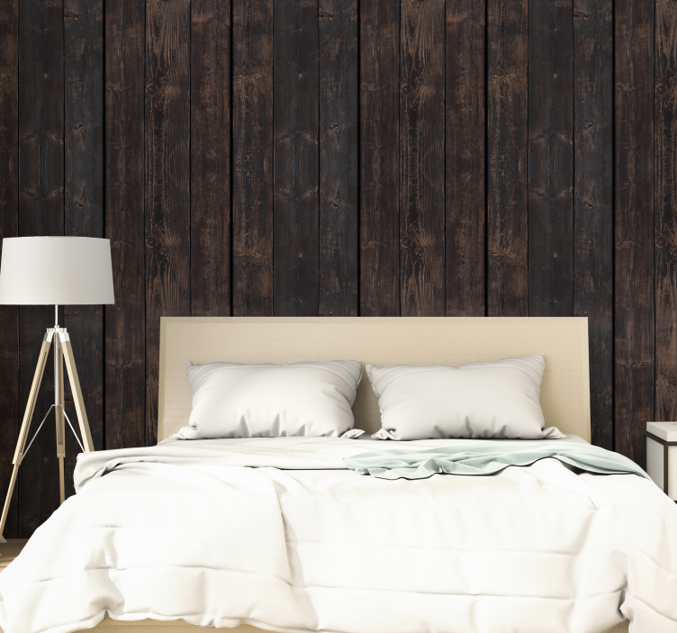 Wooden Dream Textured Wallpaper - TenStickers